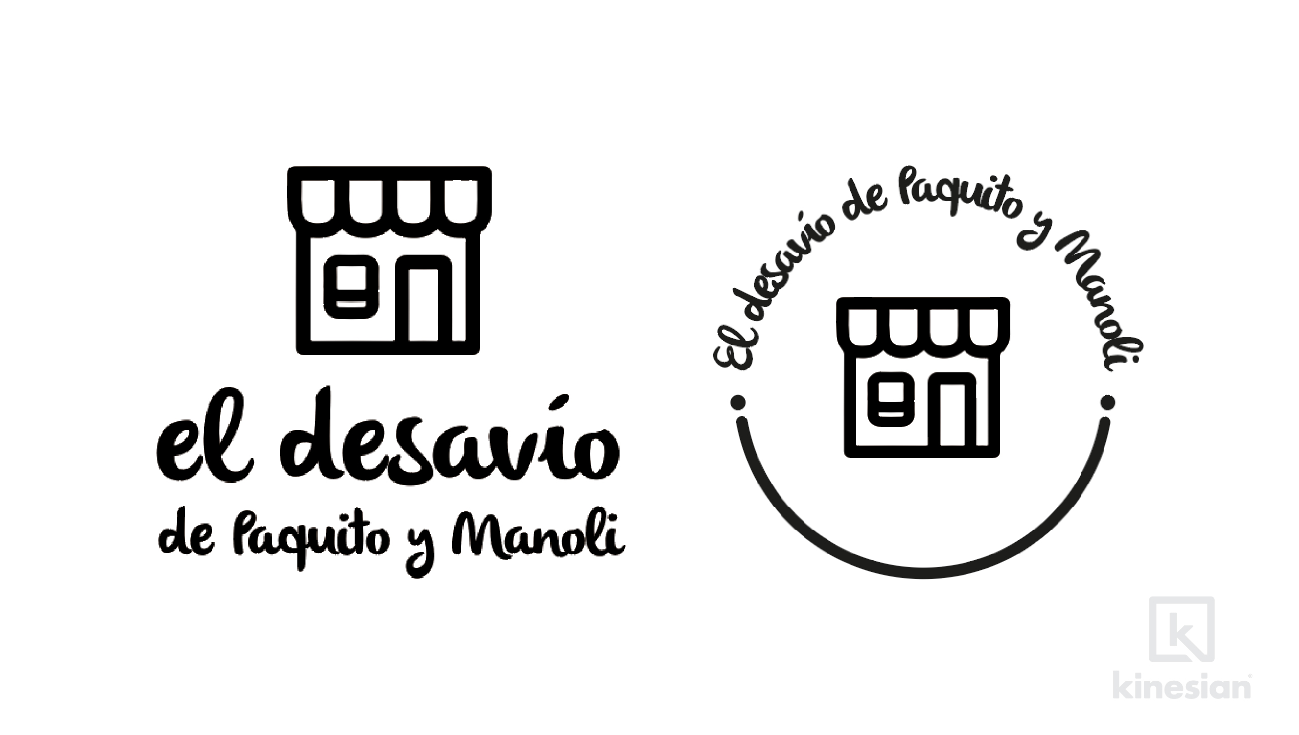 logotipo el desavío de paquito y manoli