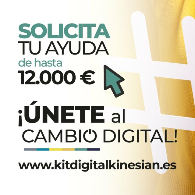 ⚠✅ Ya están abiertas todas las convocatoria de ayudas destinadas a la #DIGITALIZACIÓN de empresas.
⠀⠀⠀⠀⠀⠀⠀⠀⠀⠀⠀⠀⠀⠀⠀⠀⠀⠀
Y además se han incluido dos nuevos apartados:
🔸 Marketplace
🔸 SEO
⠀⠀⠀⠀⠀⠀⠀⠀⠀⠀⠀⠀⠀⠀⠀⠀⠀⠀
▶▶▶ Mándanos un MD y te informamos de todo.
⠀⠀⠀⠀⠀⠀⠀⠀⠀⠀⠀⠀⠀⠀⠀⠀⠀⠀
#kitdigital #kitdigitalsevilla #acelerapyme #acelerapymes #kitdigitalempresas #kitdigitalpersonalizado #web #desarrolloweb #webdesign #graphicdesign #seo #sem #socialmedia #ecommerce #kitdigitalgratis #NextGenerationEU #agentedigitalizador2023 #agentedigitalizadorkitdigital #kinesian
