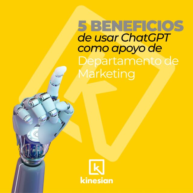 🚀 Transforma el marketing con #ChatGPT: ⁣
⁣
🔶 Atención al cliente 24/7⁣
🔶 Automatización de procesos
🔶 Personalización de contenido⁣
🔶 Análisis de datos y ahorro de costos⁣
⁣
▶ ¿Conocías estas utilidades de ChatGPT para  ayudarte en tu negocio? ⁣
⁣
#ChatGPT #MarketingDigital #Automatización #kinesian